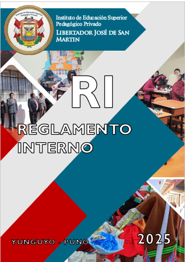 Portada de Reglamento Institucional (RI)